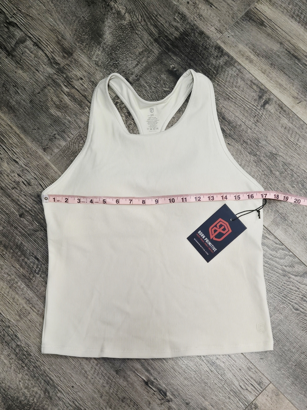 Born Primitive Perfect Ribbed Tank - Oatmeal